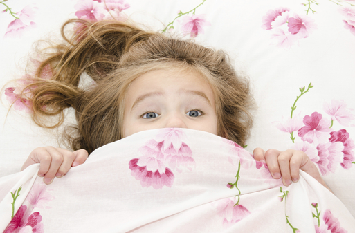 Little girl having childhood nightmares