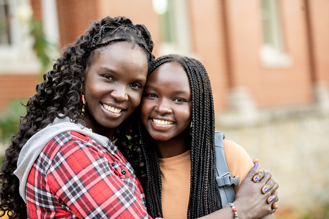 Mother and daughter